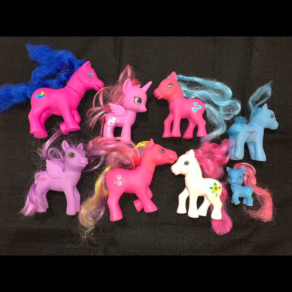 MLP Pony Lot of 8 Like My Little Pony Vintage